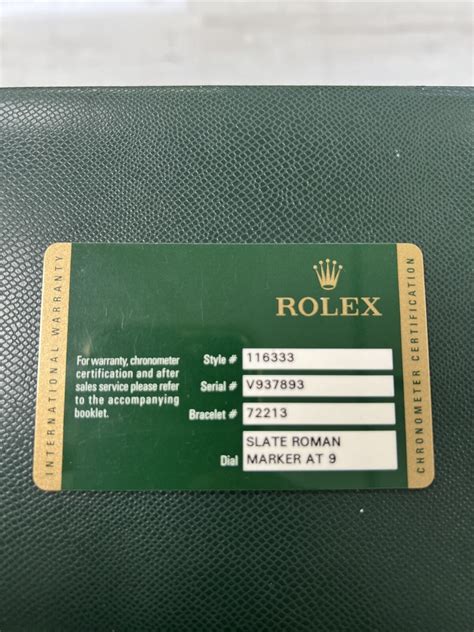 rolex with papers for sale|rolex warranty card for sale.